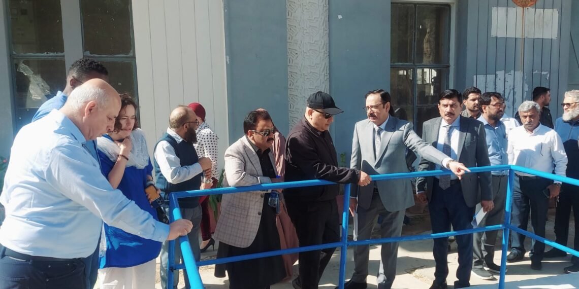 عالمی بینک کے وفد کا دھابیجی پمپنگ اسٹیشن کا دورہ