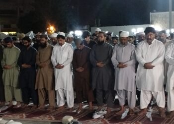 شمالی وزیرستان میں شہید ہونے والے فوجیوں کی غائبانہ نمازِجناز