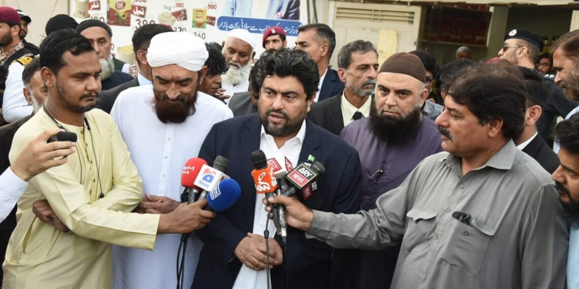 گورنر سندھ کا سیلانی ویلفیئر انٹر نیشنل ٹرسٹ کی جانب سے بچت بازار کا دورہ