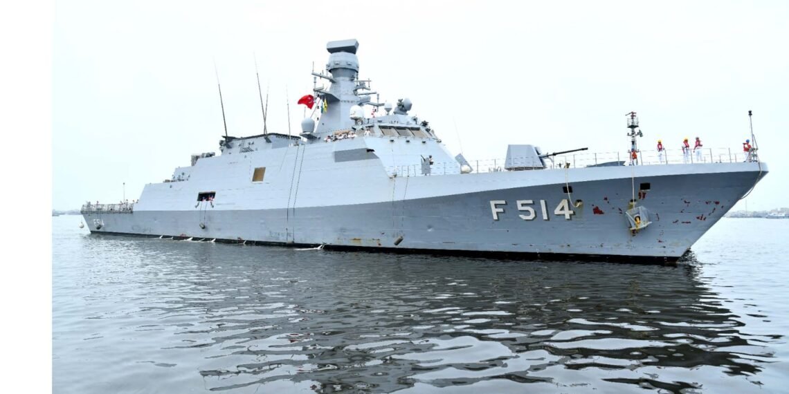 ترک بحریہ کے  جہاز کی خیر سگالی دورے پر کراچی آمد