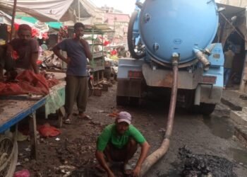 نکاسی آب کی متعدد شکایتوں کا ازالہ